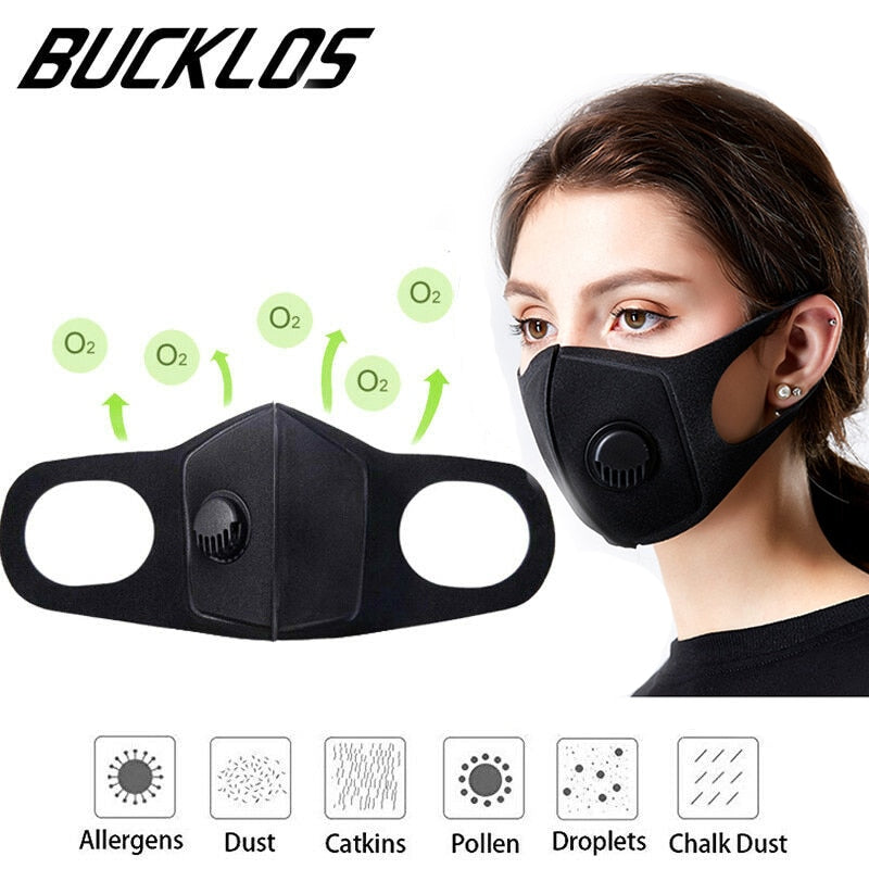 2PC Mouth-muffle Anti Dust Cycling Masks