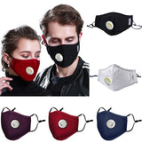 Anti Dust Mask With 2 Filters Easy Breathe Reusable Washable Face Mask
